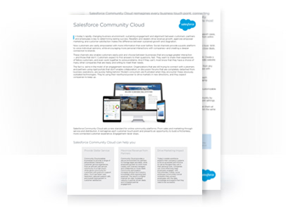Community Cloud Datasheet