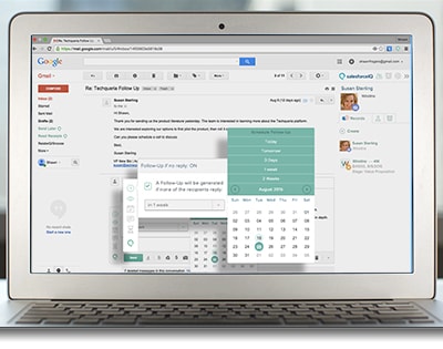 SalesforceIQ Inbox in Gmail screenshot
