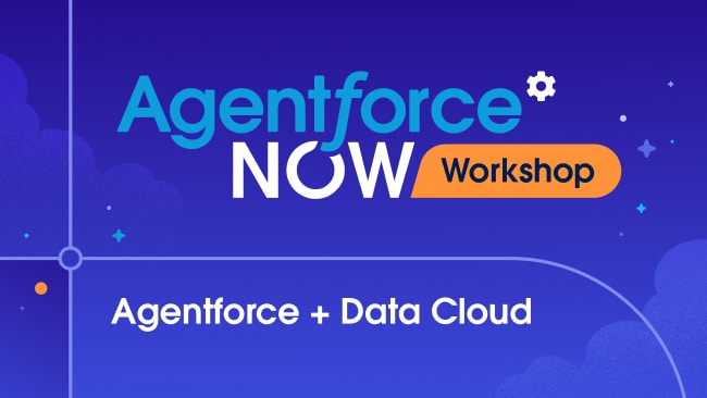 Agentforce NOW Workshop (Data Cloud)