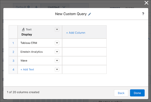 Creating a custom static query for your LWC.
