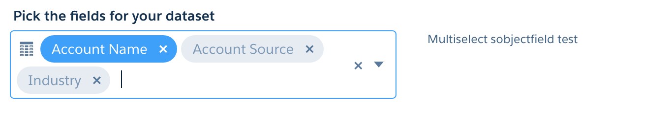 These two images depict how selections in the widget are placed into an array.