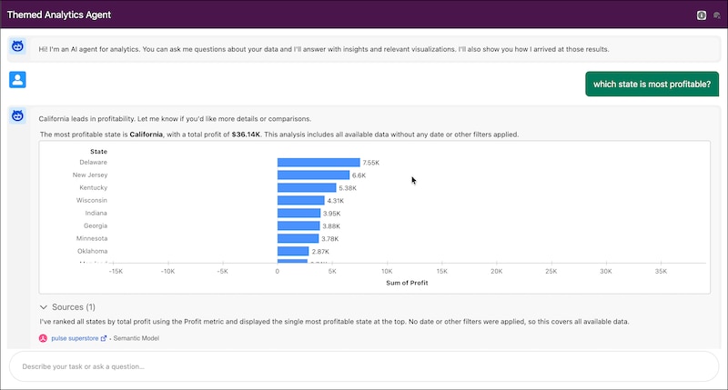 A Microsoft Teams-themed agent embedded in Teams