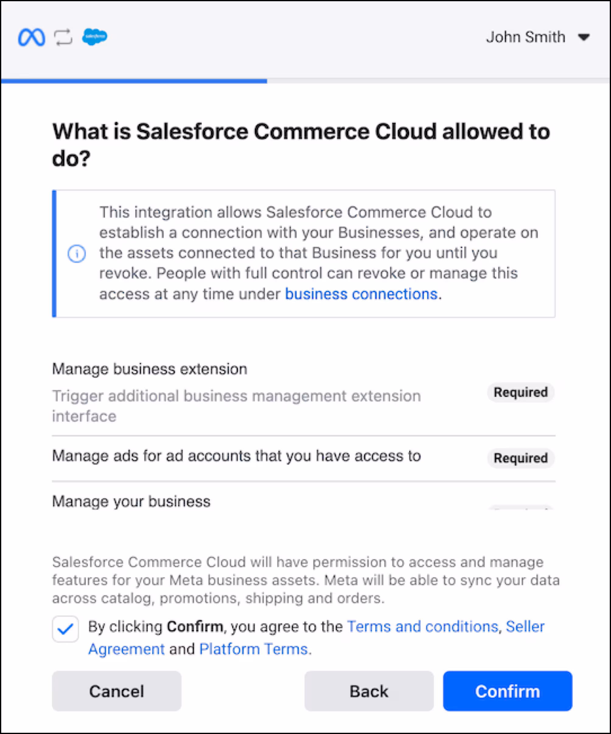 Verify permission information