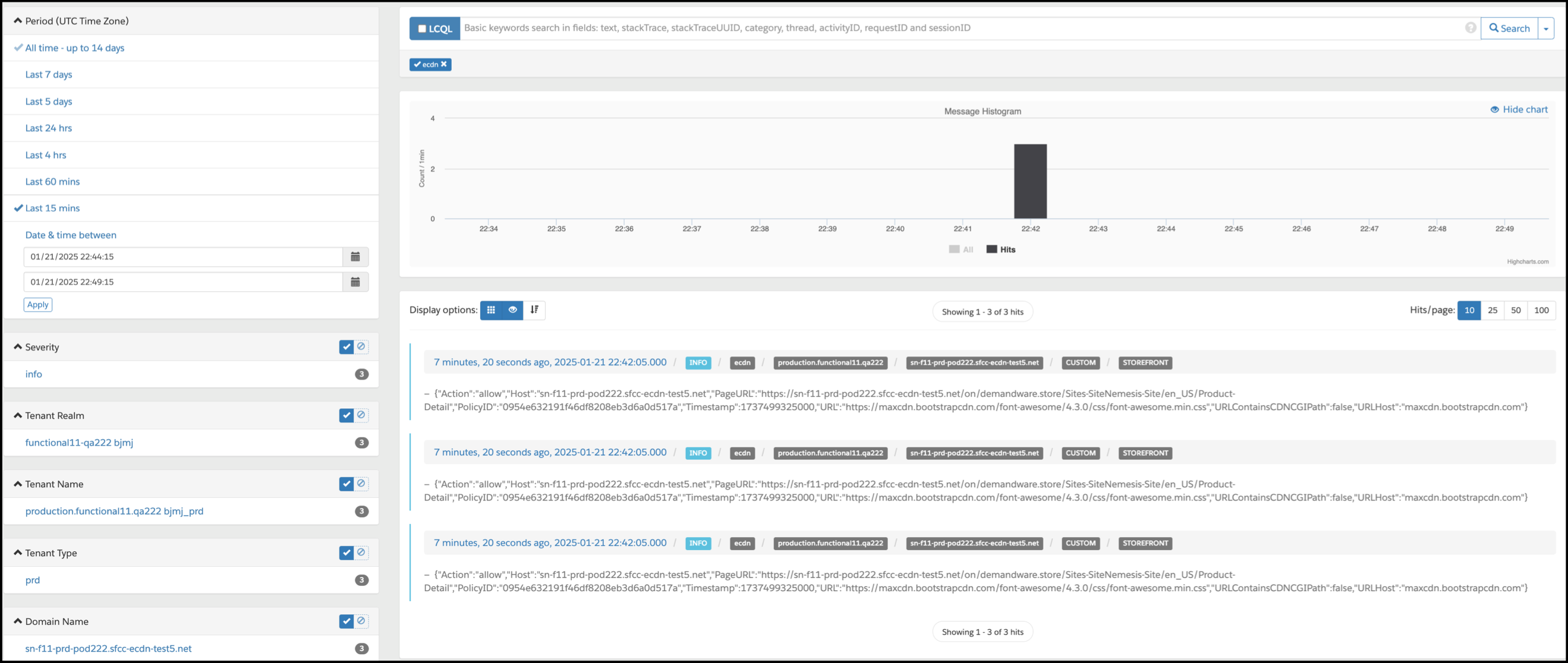 Associated screenshot