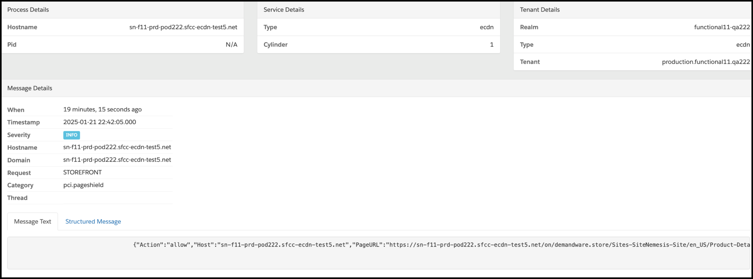 Associated screenshot