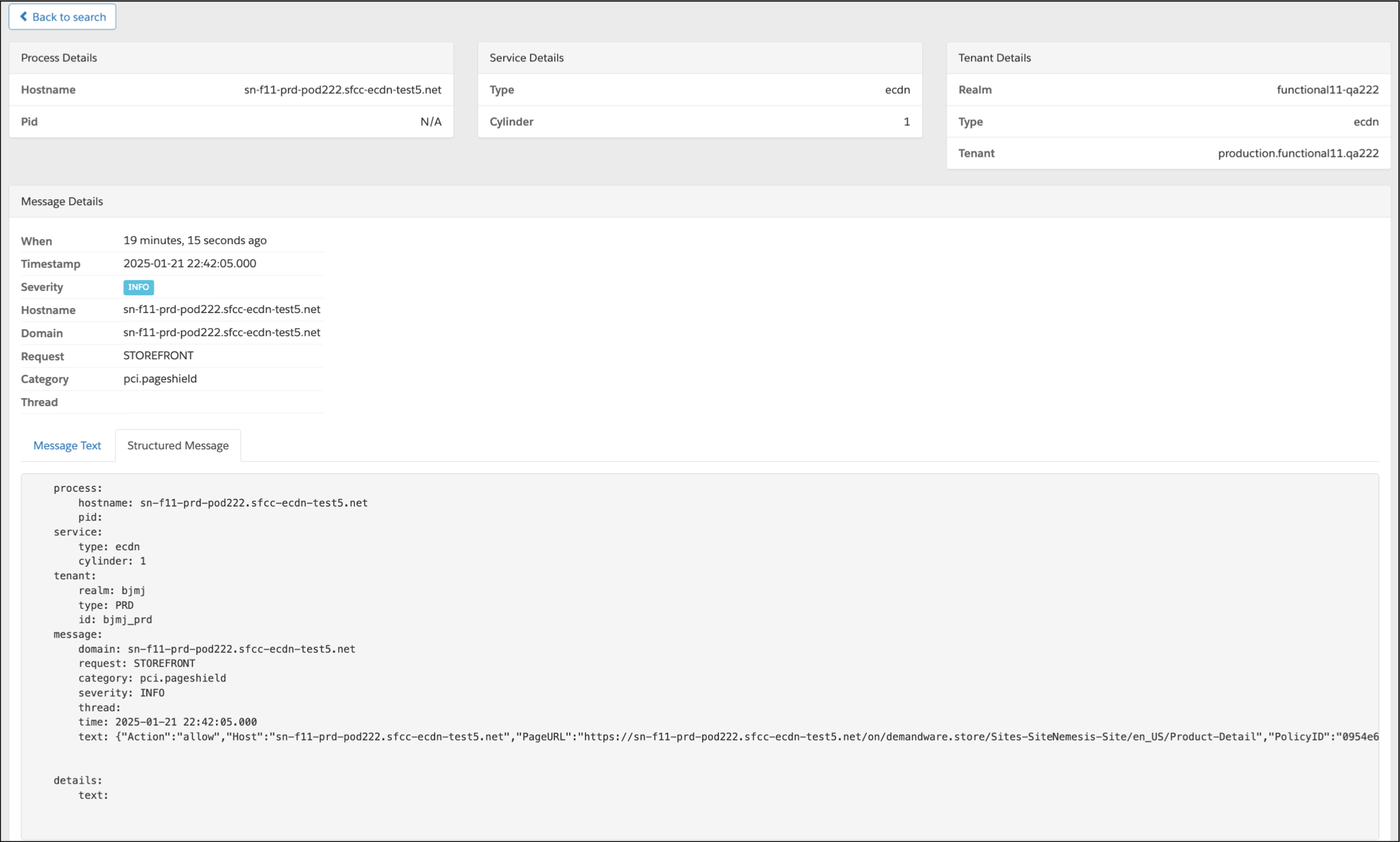 Associated screenshot