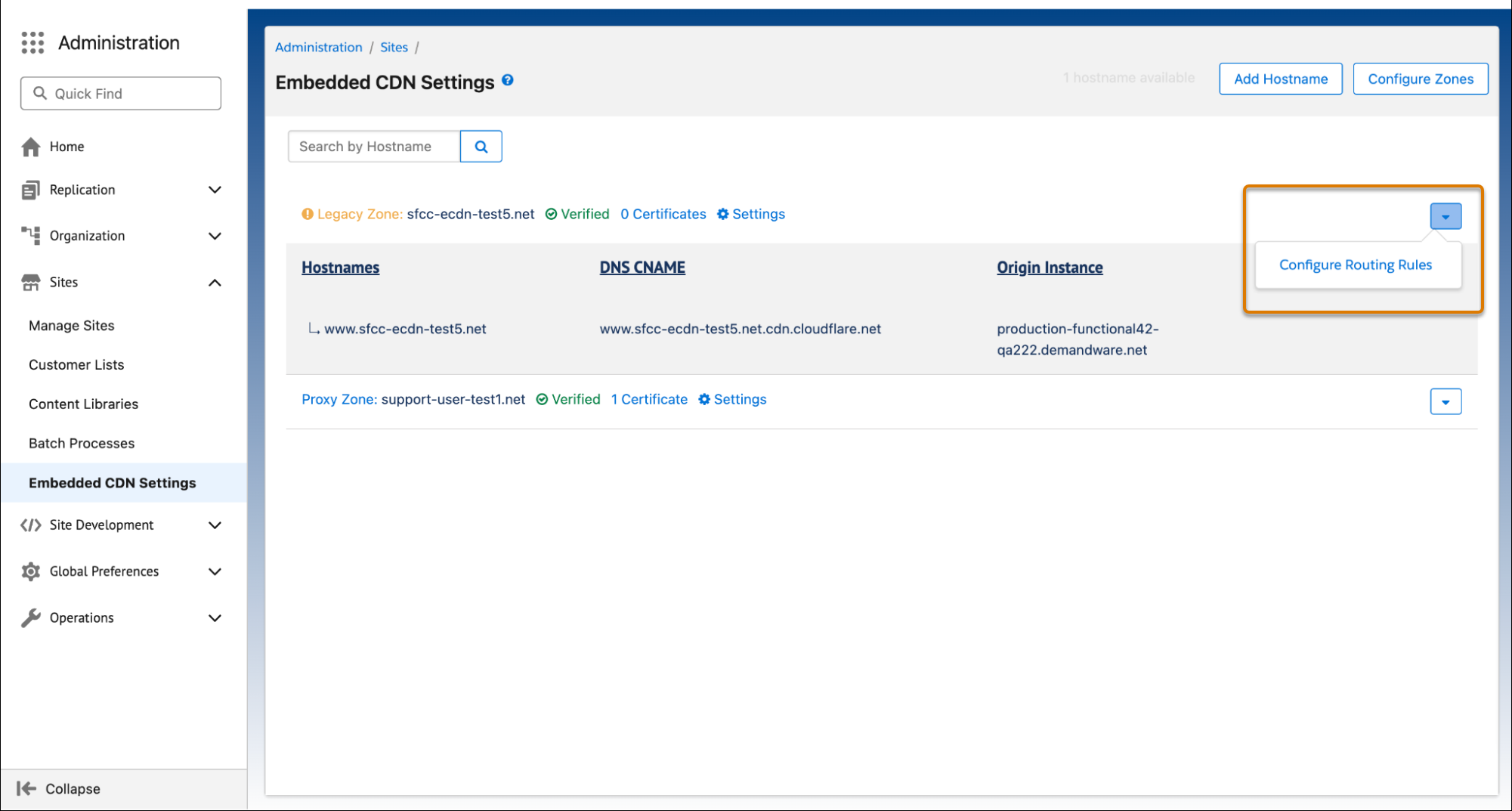 Associated screenshot