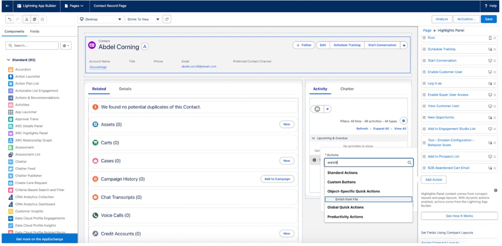 Enrich from File Action
