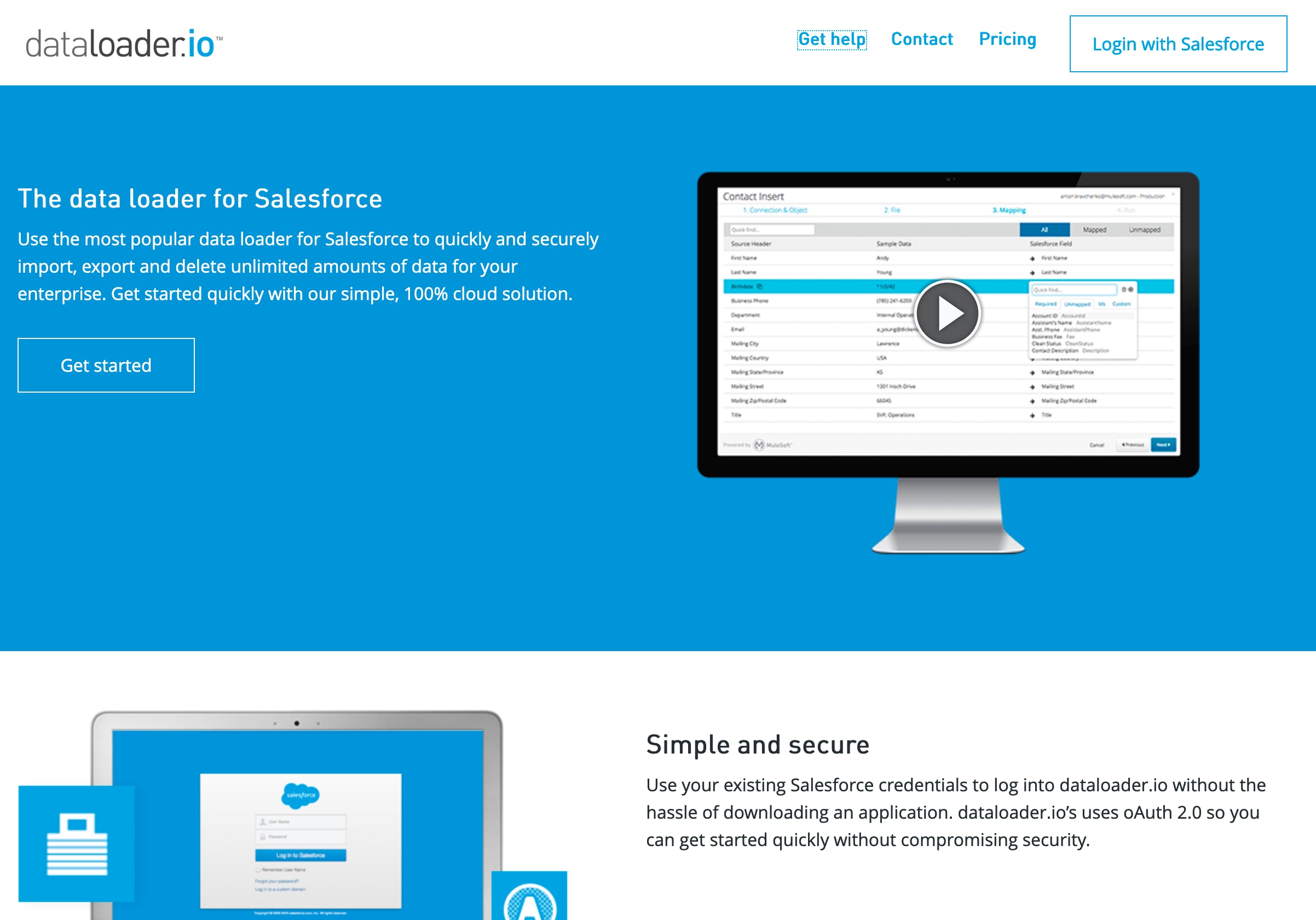 Dataloader from MuleSoft task list with New Task and scheduled tasks.
