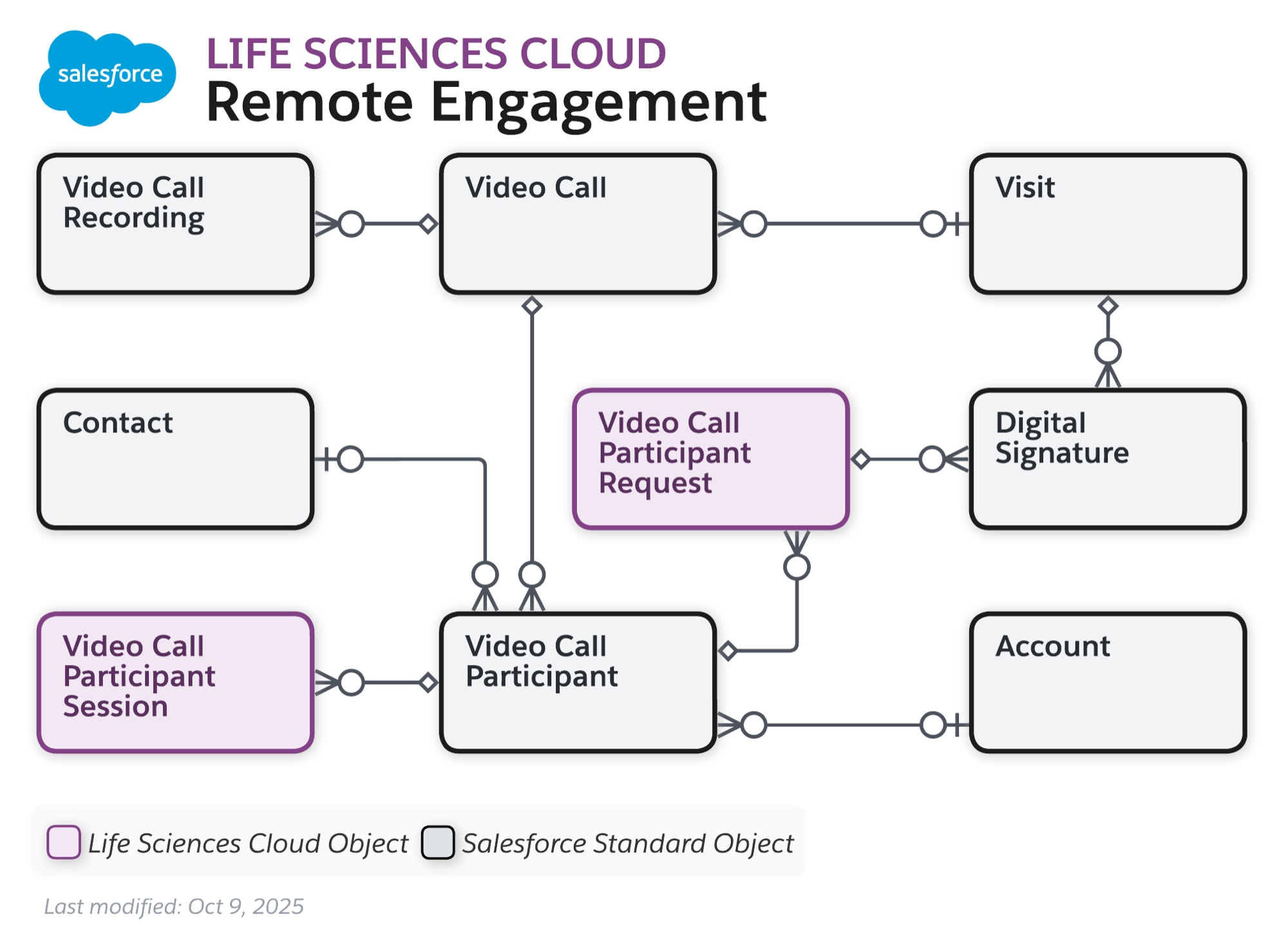 Data model diagram for Remote Engagement