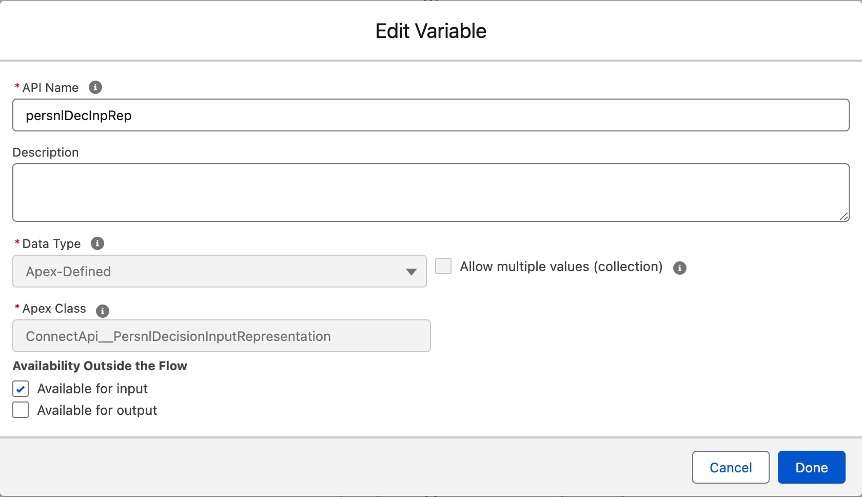 Create an Apex-defined Variable