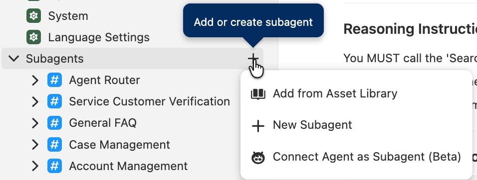 Create a Subagent