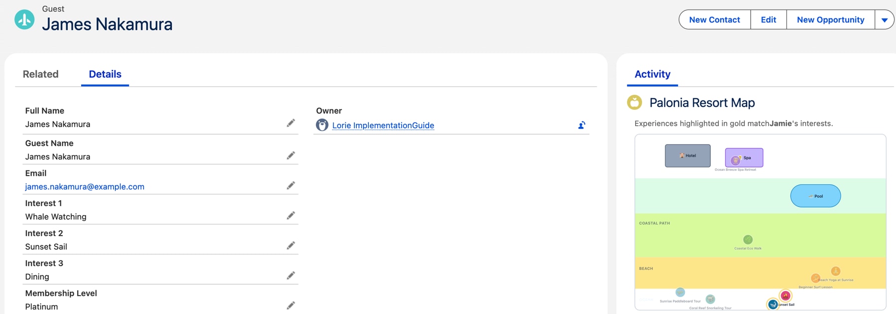 Viewing the Lightning Web Component