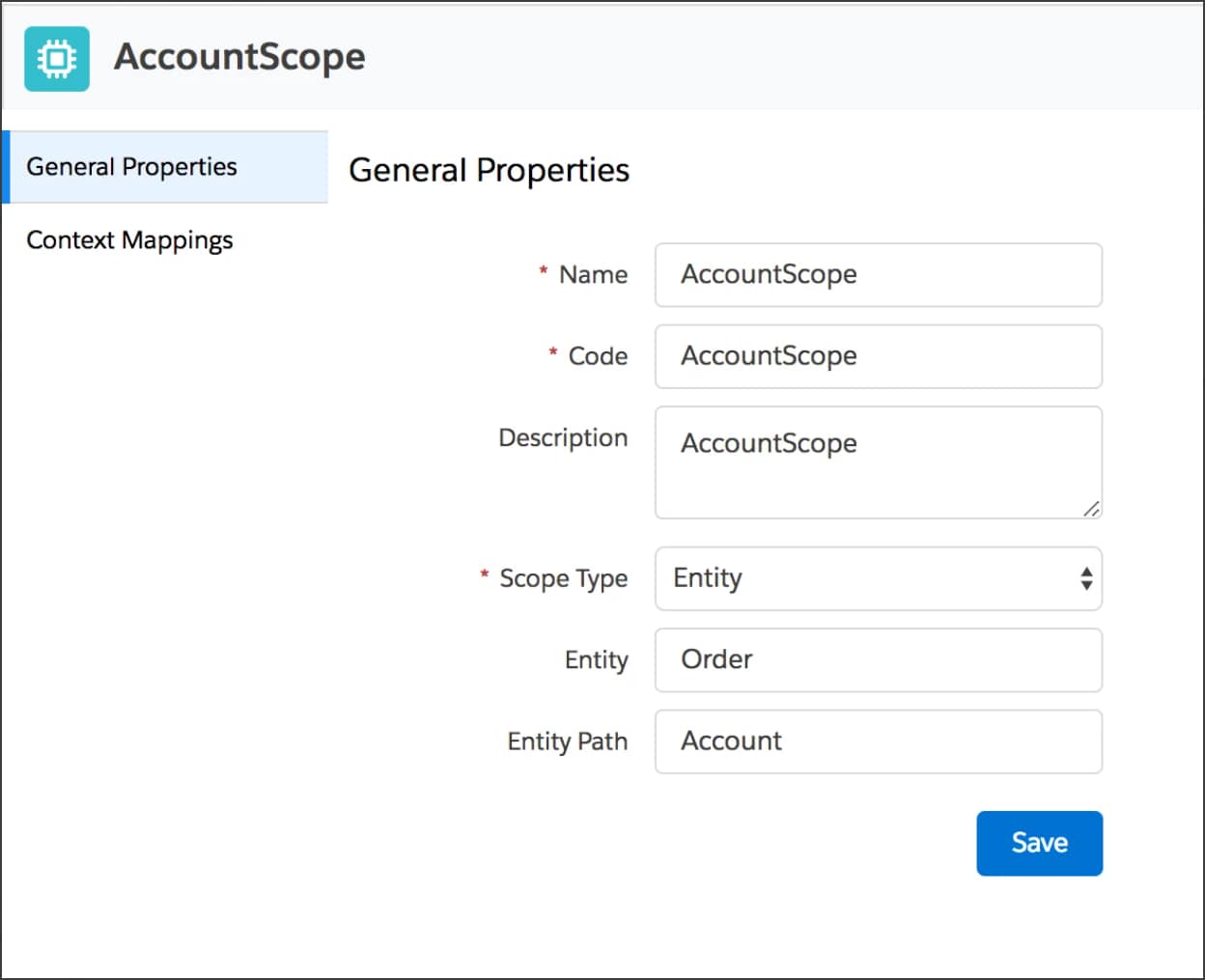 Account Shape - Account Scope