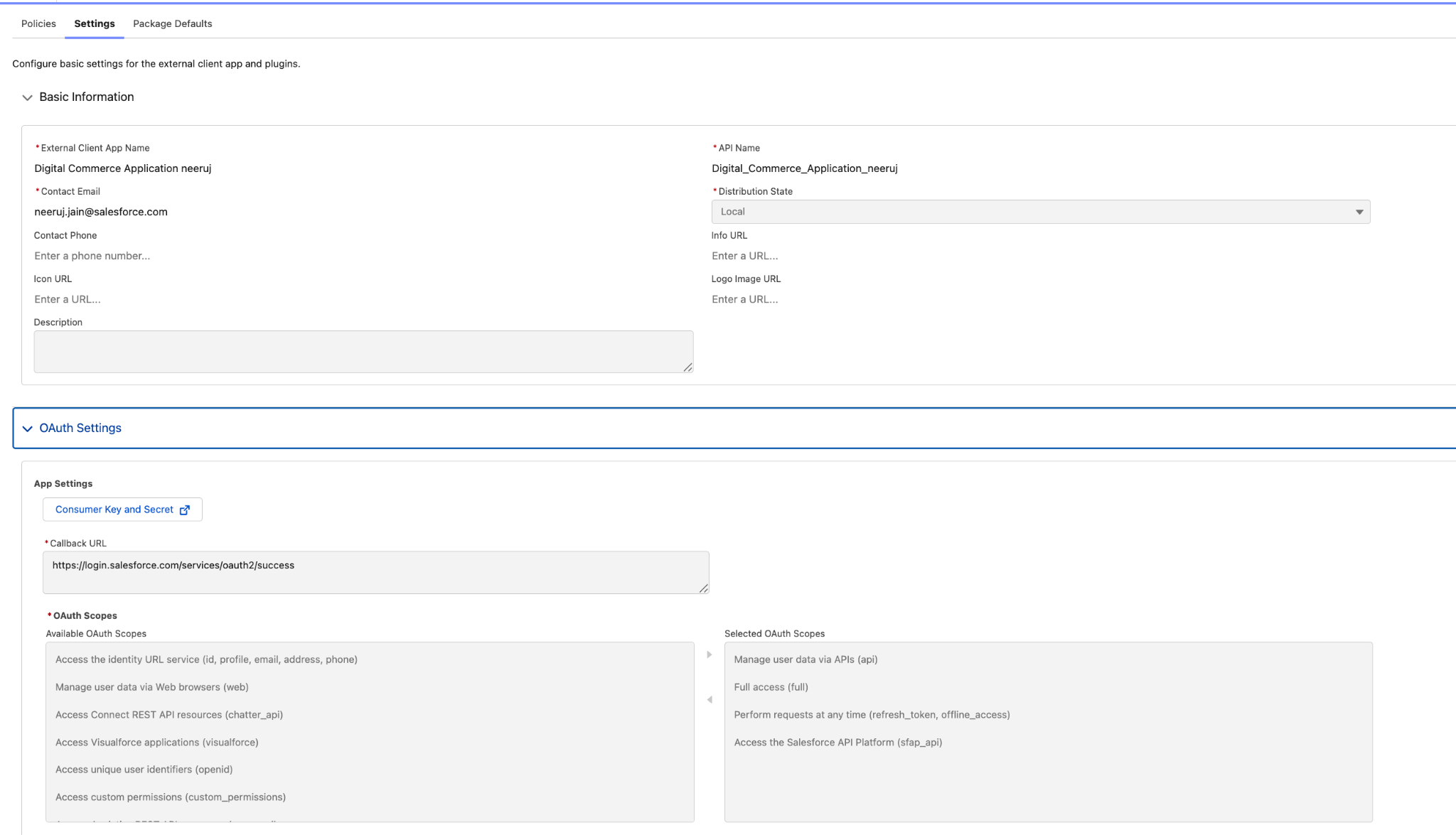 DCG OAuth