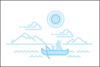 Gone fishing illustration used as a fallback