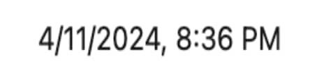 A timestamp indicating April 11, 2024, at 8:36 PM.