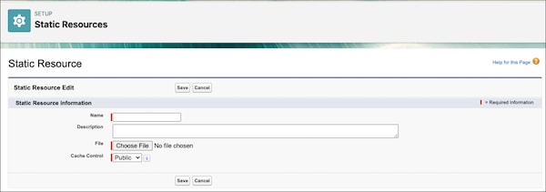 Static Resource and set Cache Control to Public for guest users