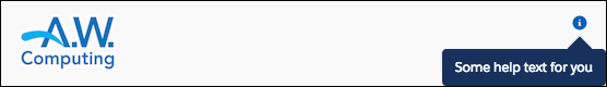 A custom flow header