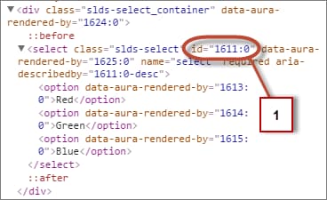 Every component has a unique global ID.