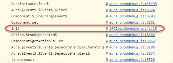 browser console stack trace