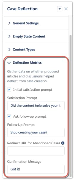 Case Deflection properties