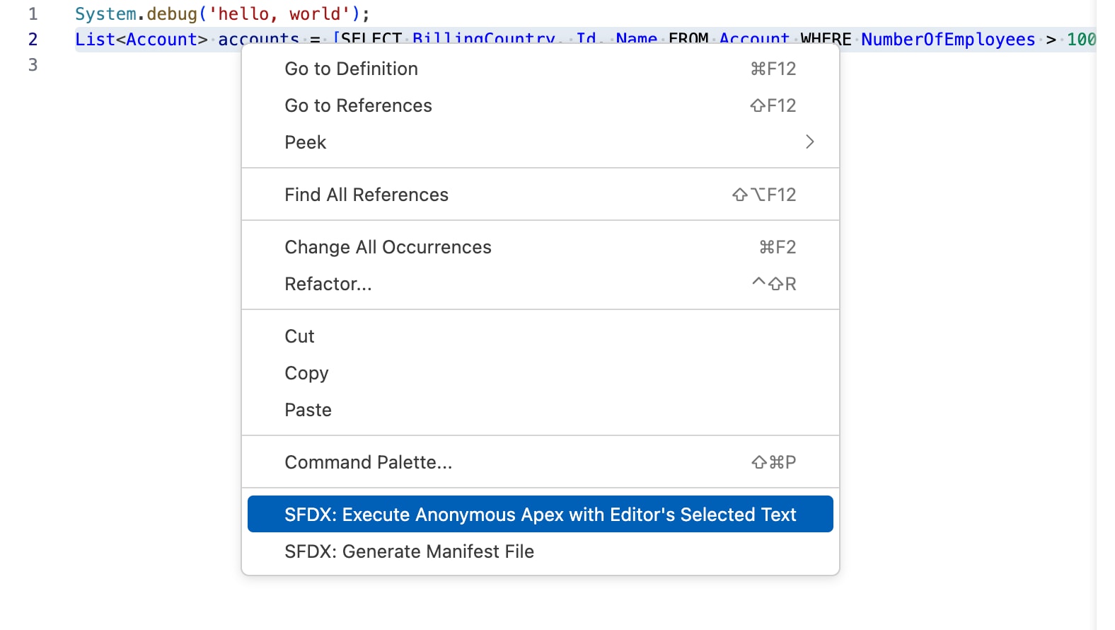 Run an anonymous script