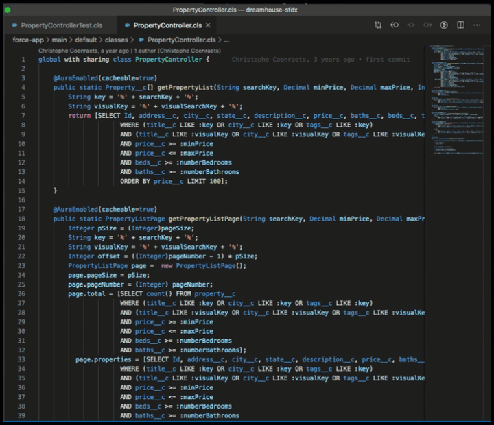 Apex test visual code coverage demo