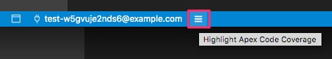 Enable Apex test visual code coverage