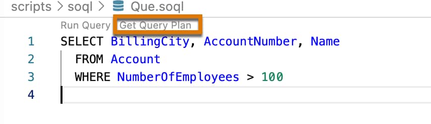 Get query plan from the text editor