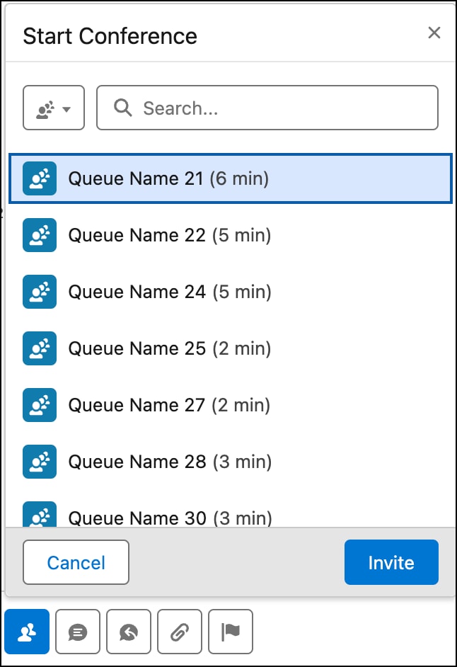 Select a conference destination