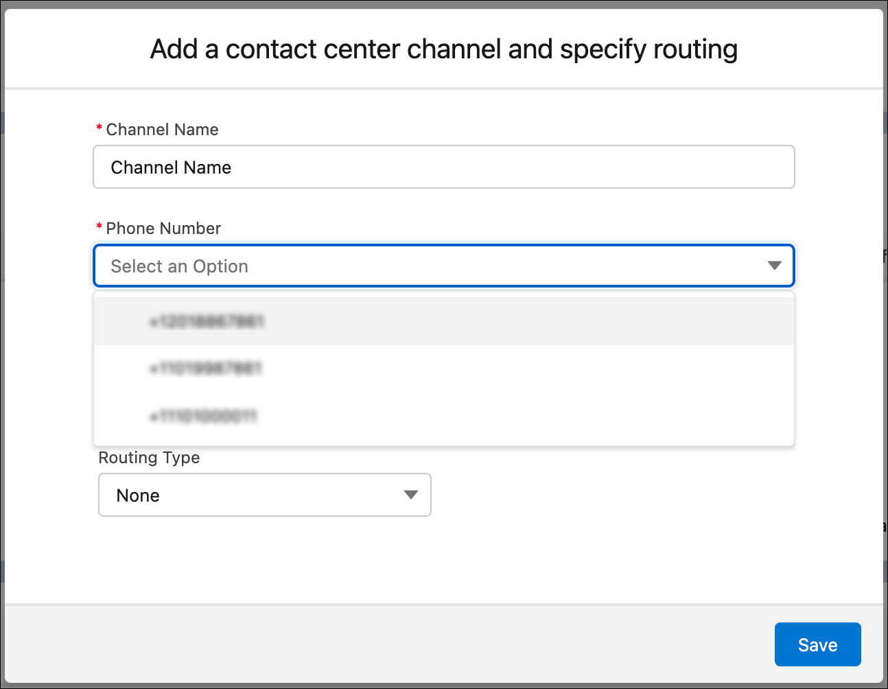 Contact center channel and routing