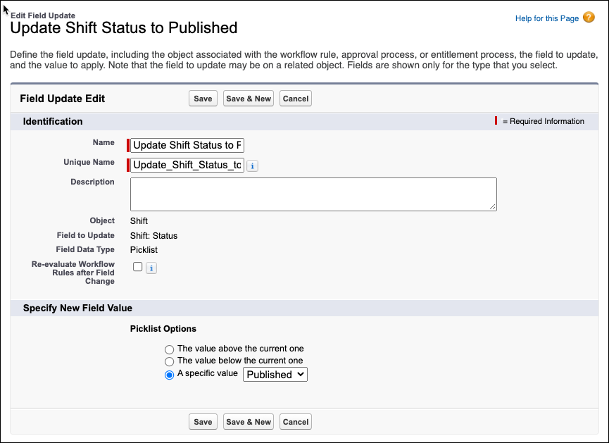 Create an approver action.